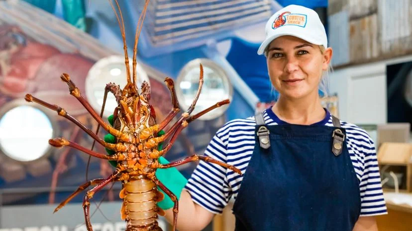Western Rock Lobster served at award-winning The Cray Seafood & Grill Restaurant in Belmont