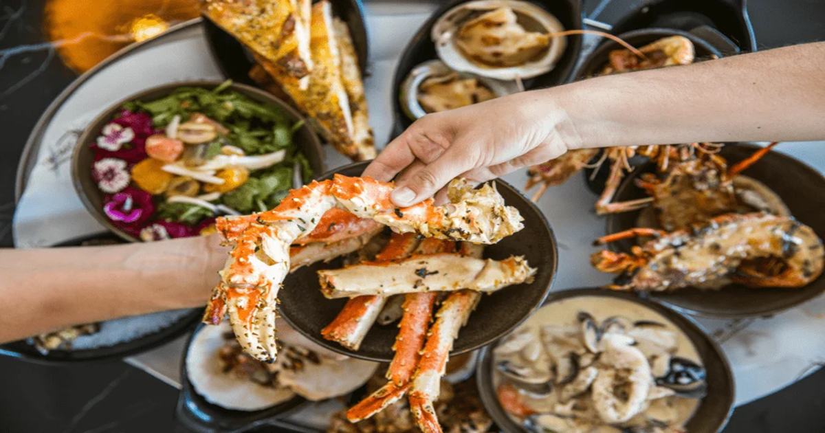 Award-winning lobster mornay served at The Cray Seafood & Grill Restaurant in Belmont