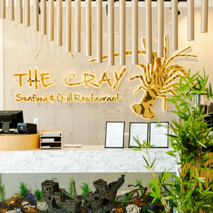 The Cray restaurant interior