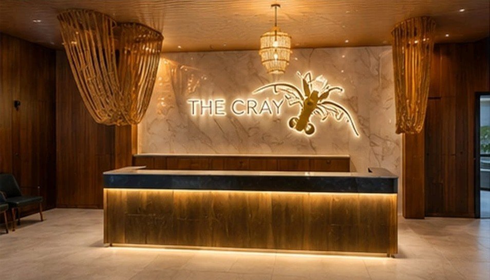 The Cray Seafood and Grill Belmont function venue dining room